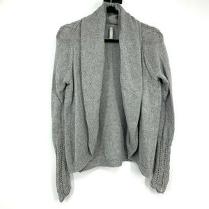 Hanna Andersson Gray Open Front Cardigan